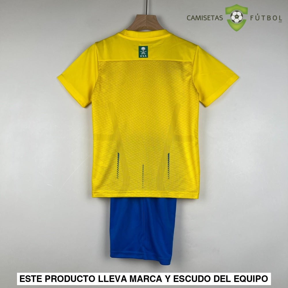 Equipación Al-Nassr 23-24 Local Niño Personalizado