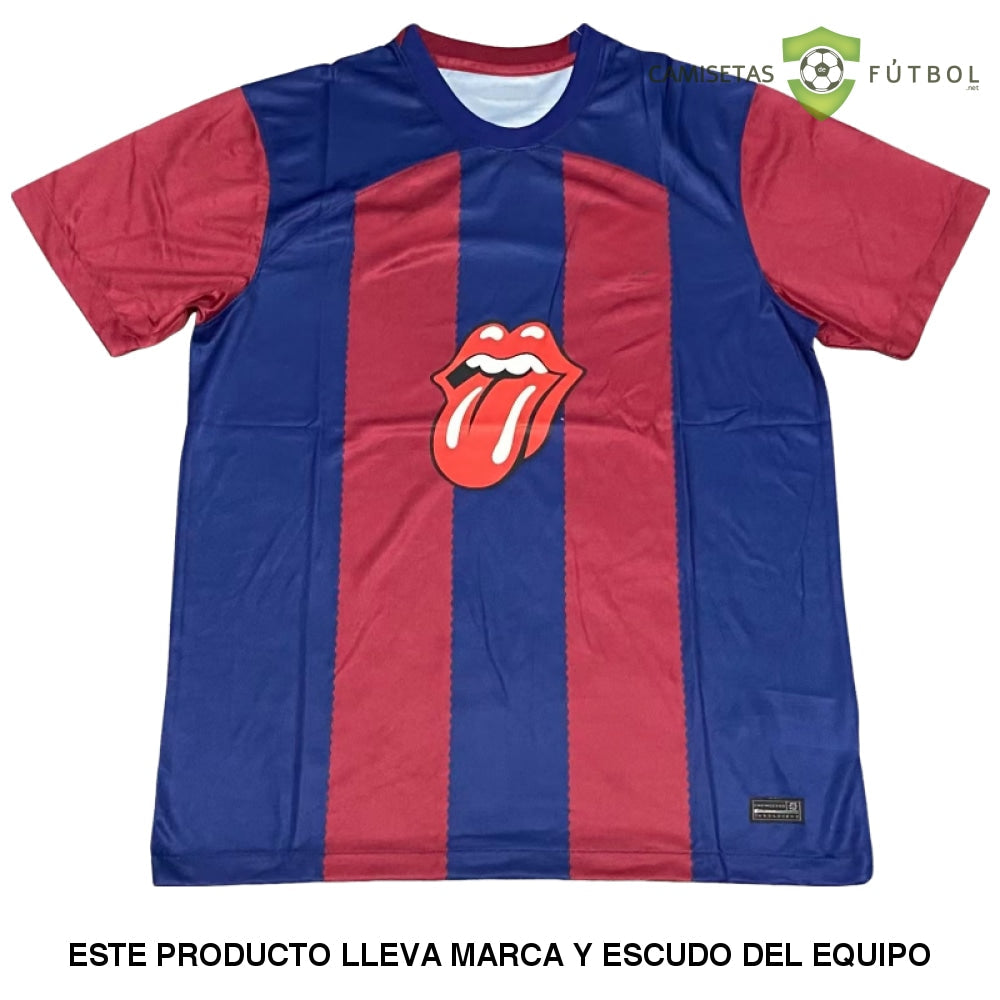 Camiseta Barcelona 23-24 Edición Rolling Stones Parche Especial