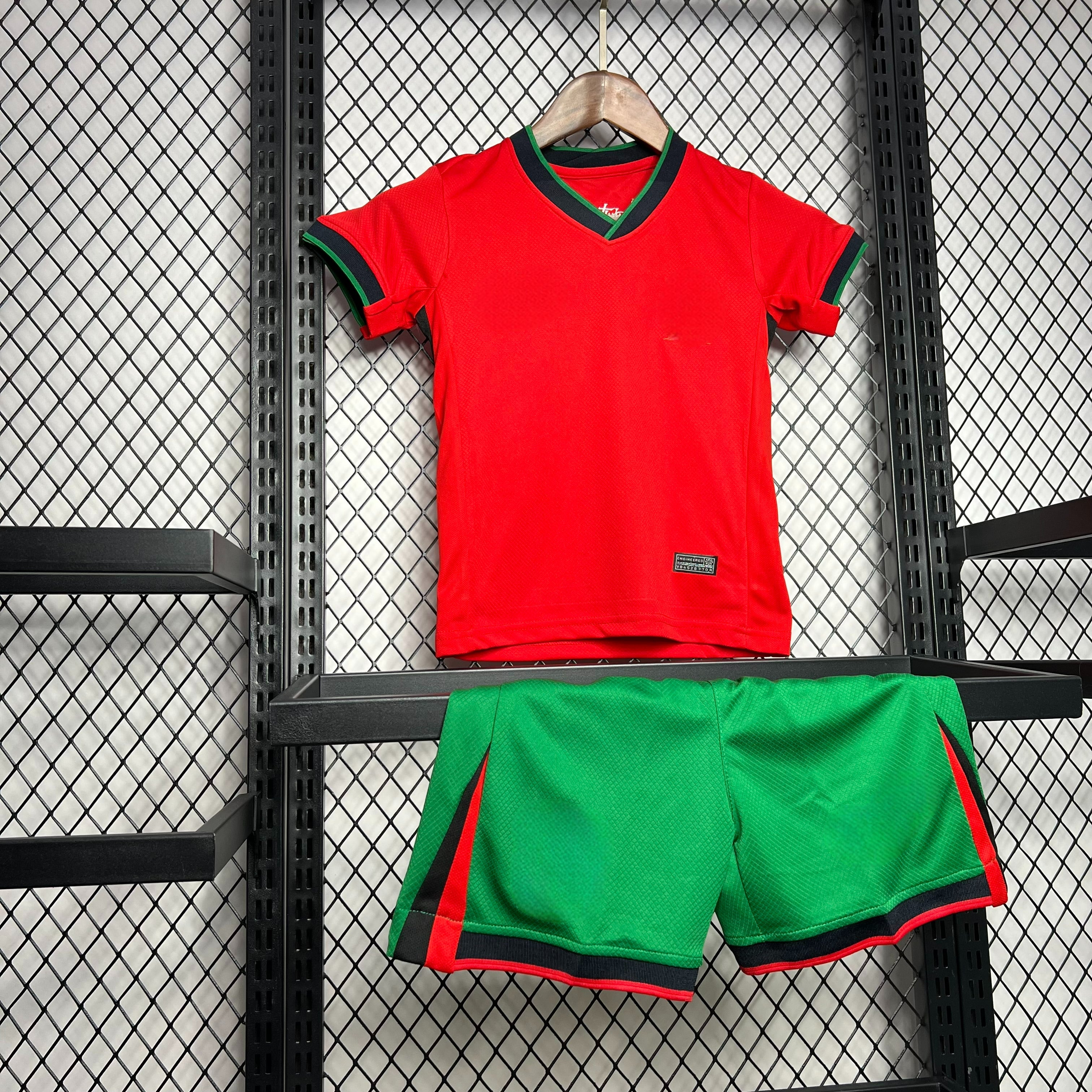 Portugal 24-25 Home Eurocup 2024 Children’s Kit Personalizado
