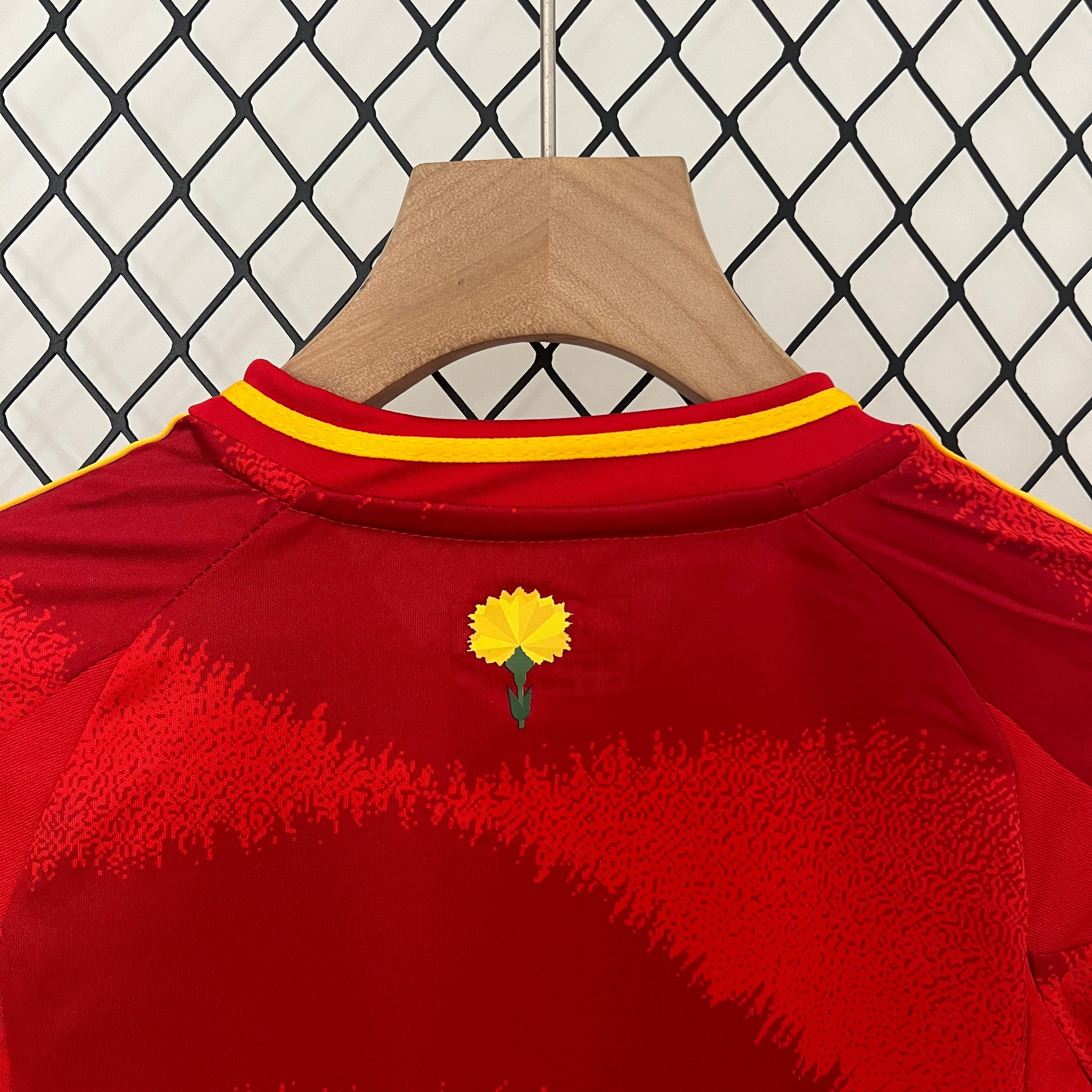 Spain 24-25 Home Eurocup 2024 Children’s Kit Personalizado