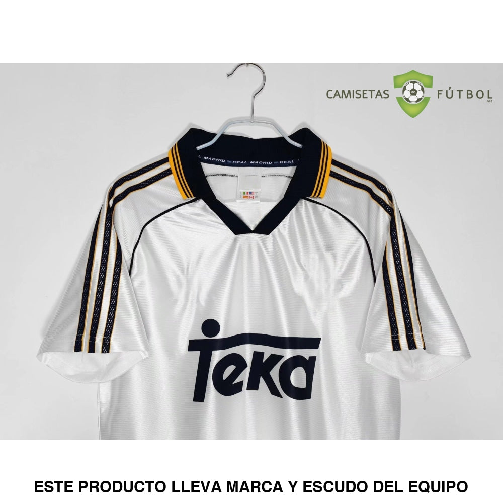 Camiseta Real Madrid 98-00 Local (Versión Retro) Sin Personalización