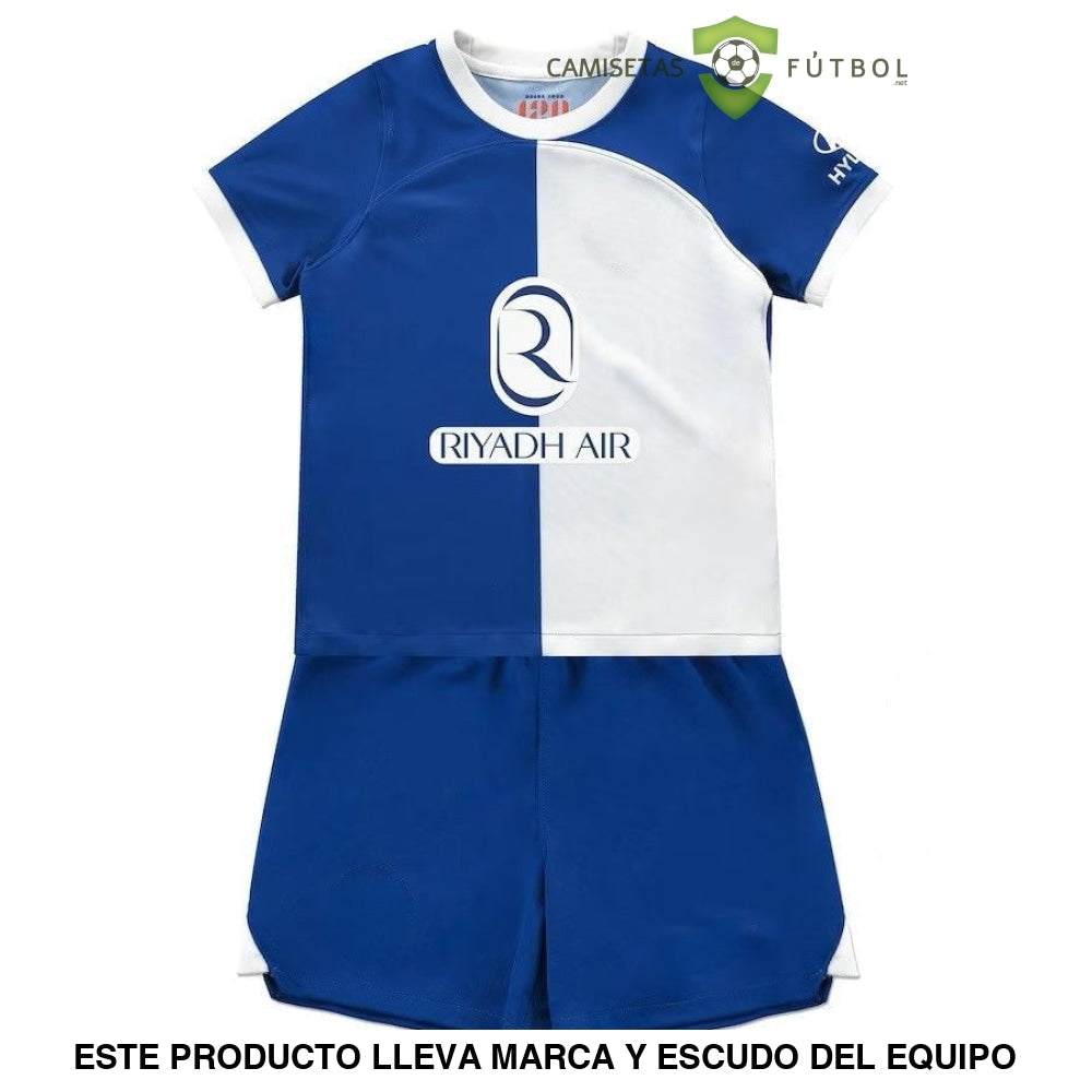 Kit Infantil Atlético De Madrid 23-24 Visitante Personalizado