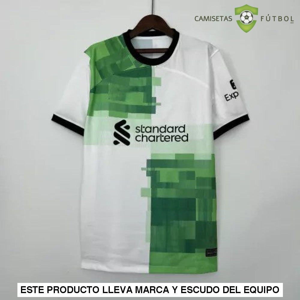Camiseta Liverpool 23-24 Visitante Parche Especial