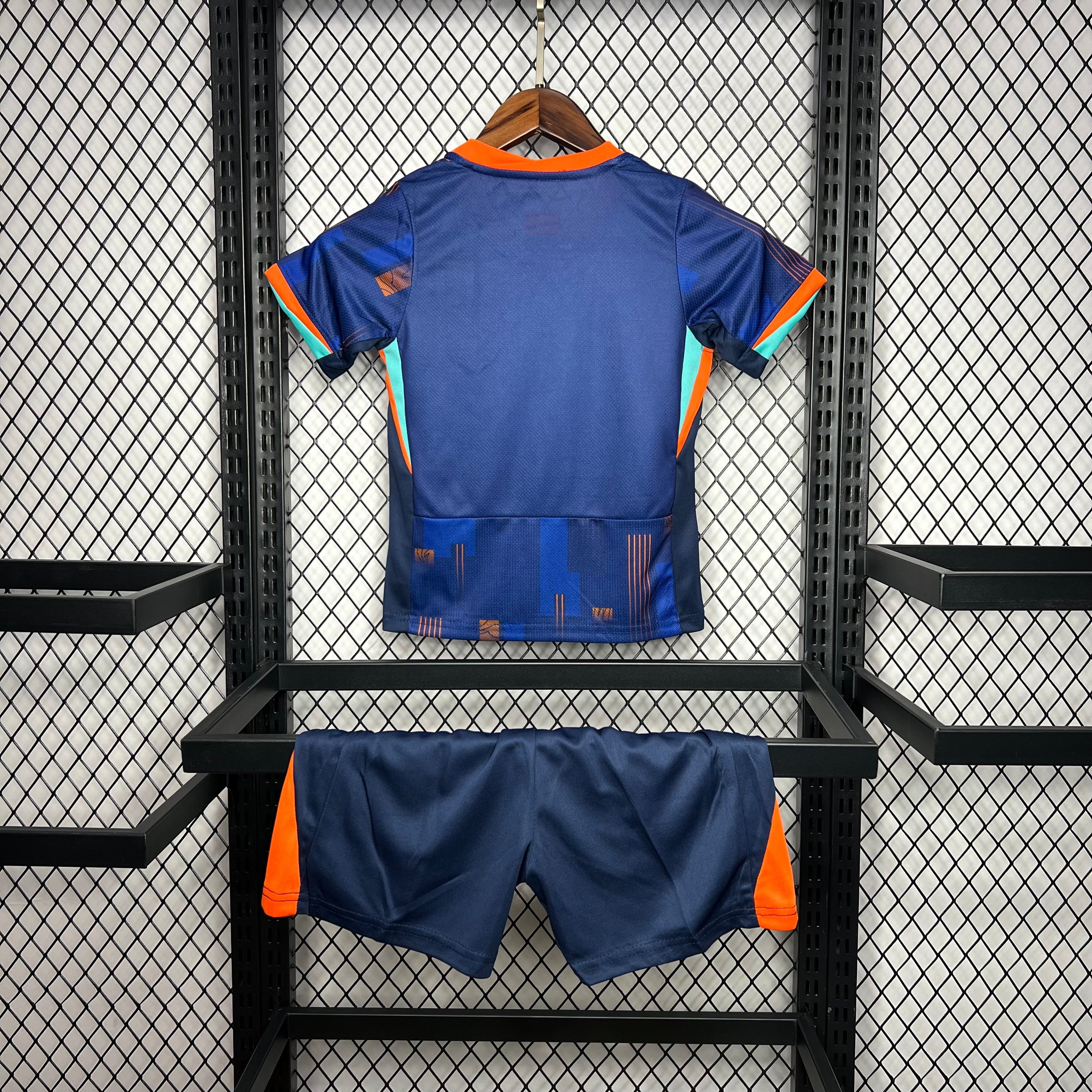 Netherlands 24-25 Away Eurocup 2024 Children’s Kit Personalizado