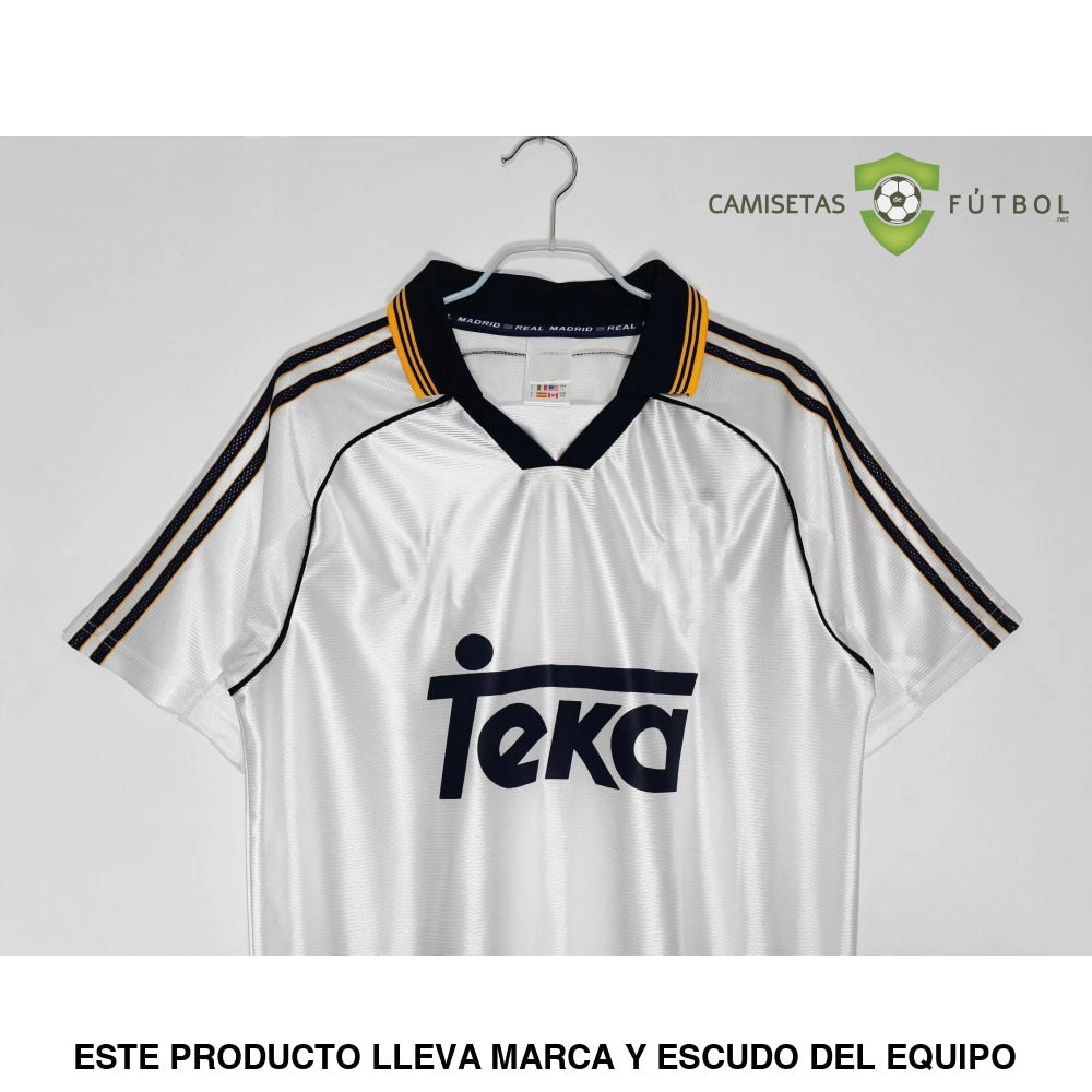 Camiseta Real Madrid 98-00 Local (Versión Retro) Sin Personalización