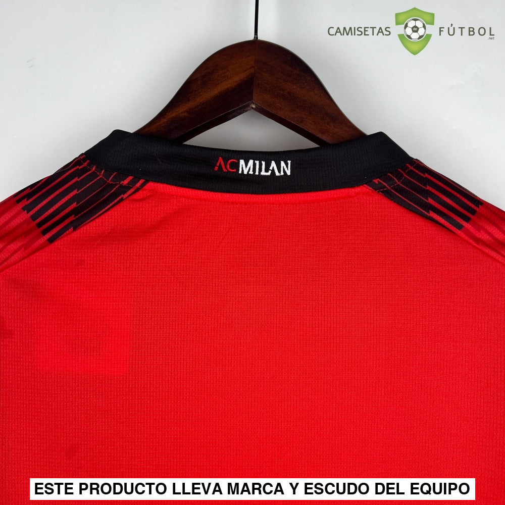Camiseta Ac Milan 23-24 Local Parche Especial