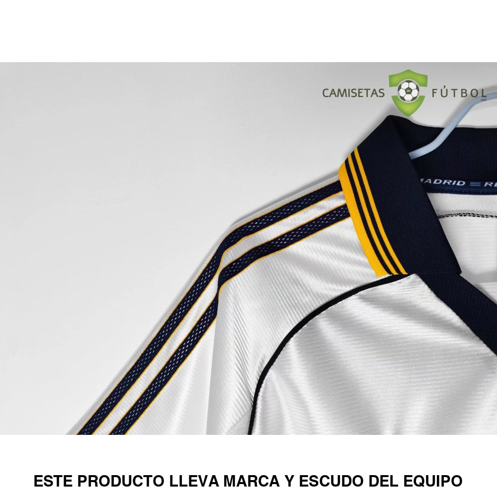 Camiseta Real Madrid 98-00 Local (Versión Retro) Sin Personalización