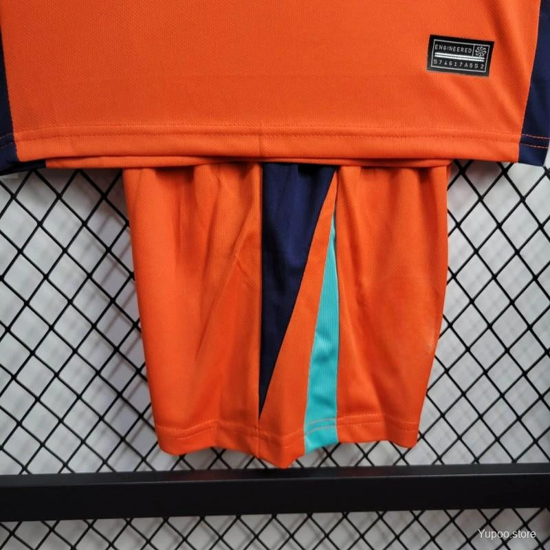 Netherlands 24-25 Home Eurocup 2024 Children’s Kit Personalizado