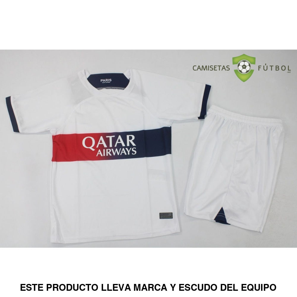 Kit Infantil Psg 23-24 Visitante Personalizado