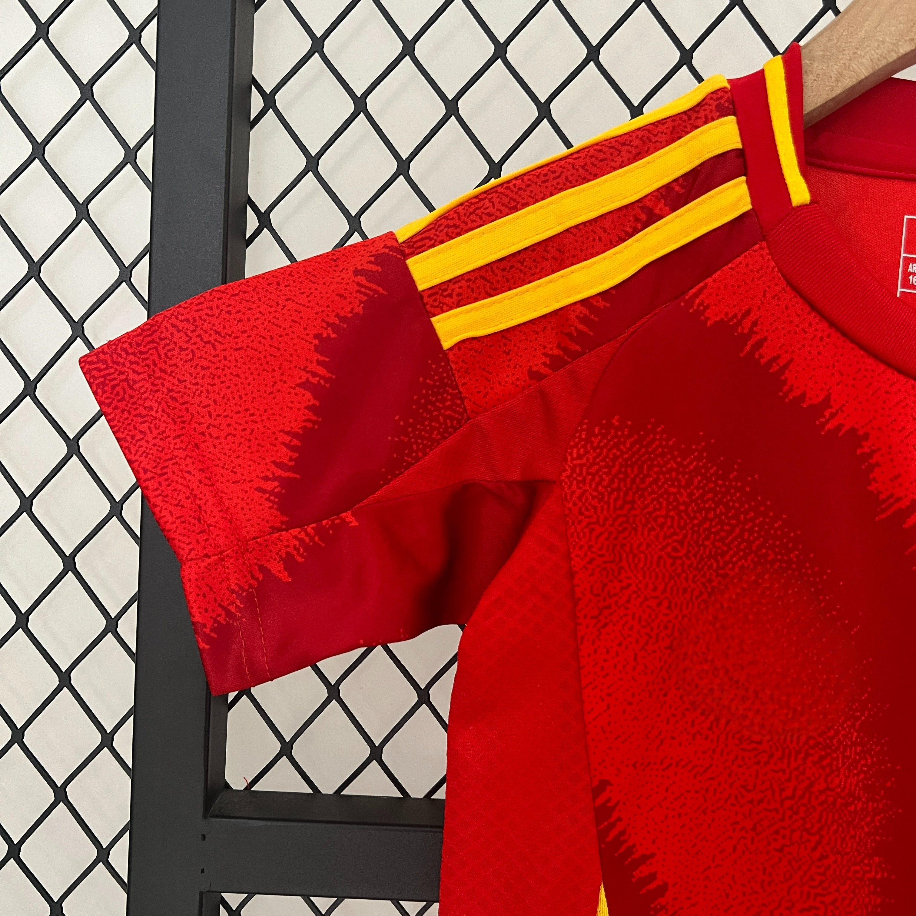 Spain 24-25 Home Eurocup 2024 Children’s Kit Personalizado