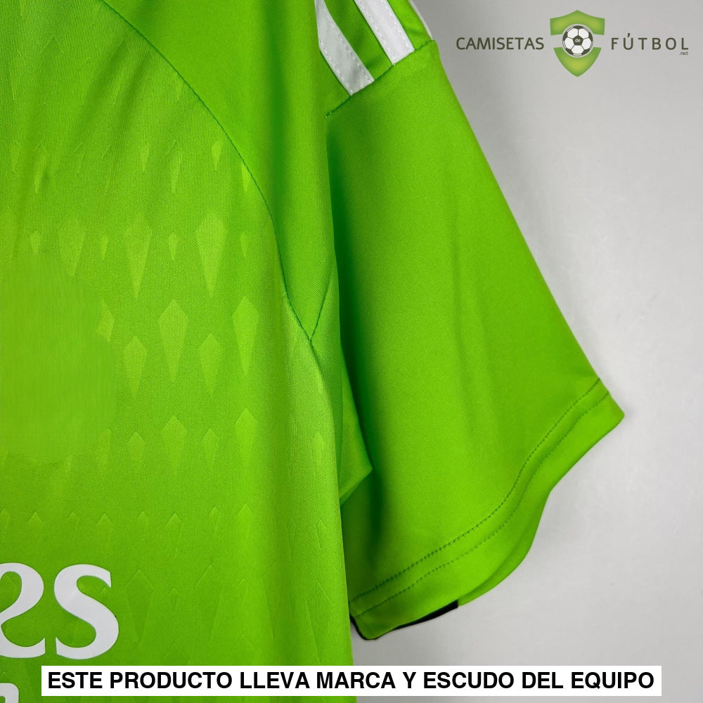Camiseta Real Madrid 23-24 Portero Verde Parche Especial