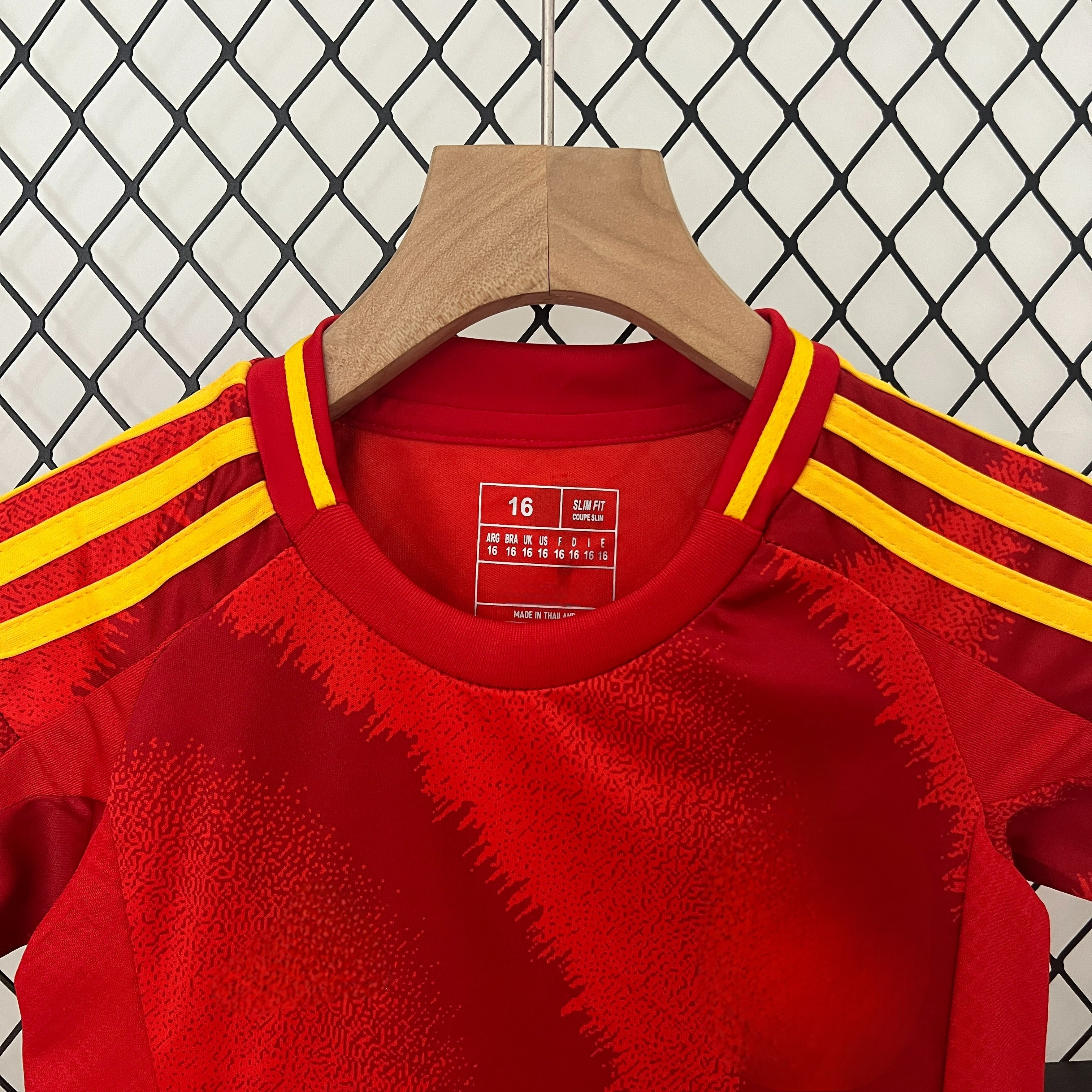Spain 24-25 Home Eurocup 2024 Children’s Kit Personalizado