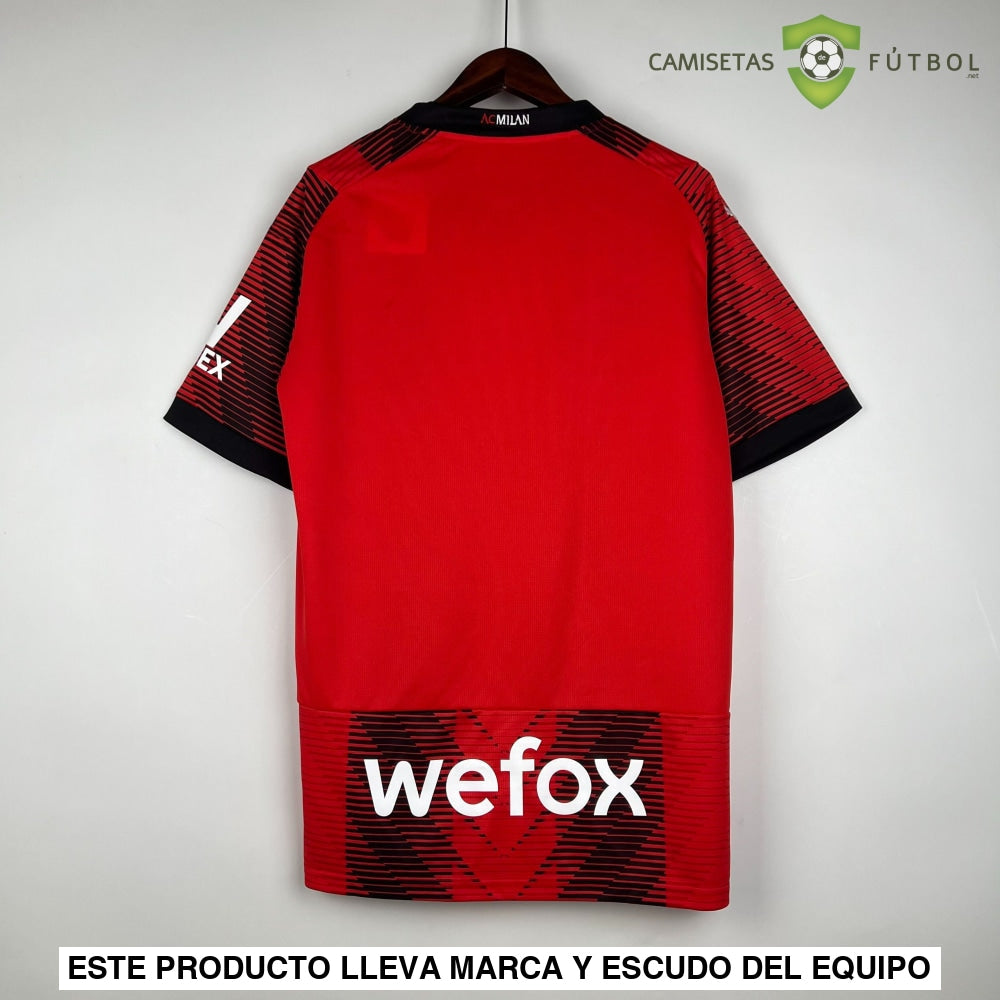 Camiseta Ac Milan 23-24 Local Parche Especial