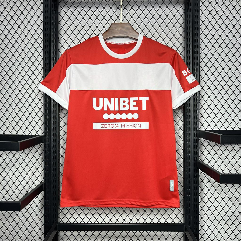 Middlesbrough 24-25 Home Shirt Camiseta De Futbol