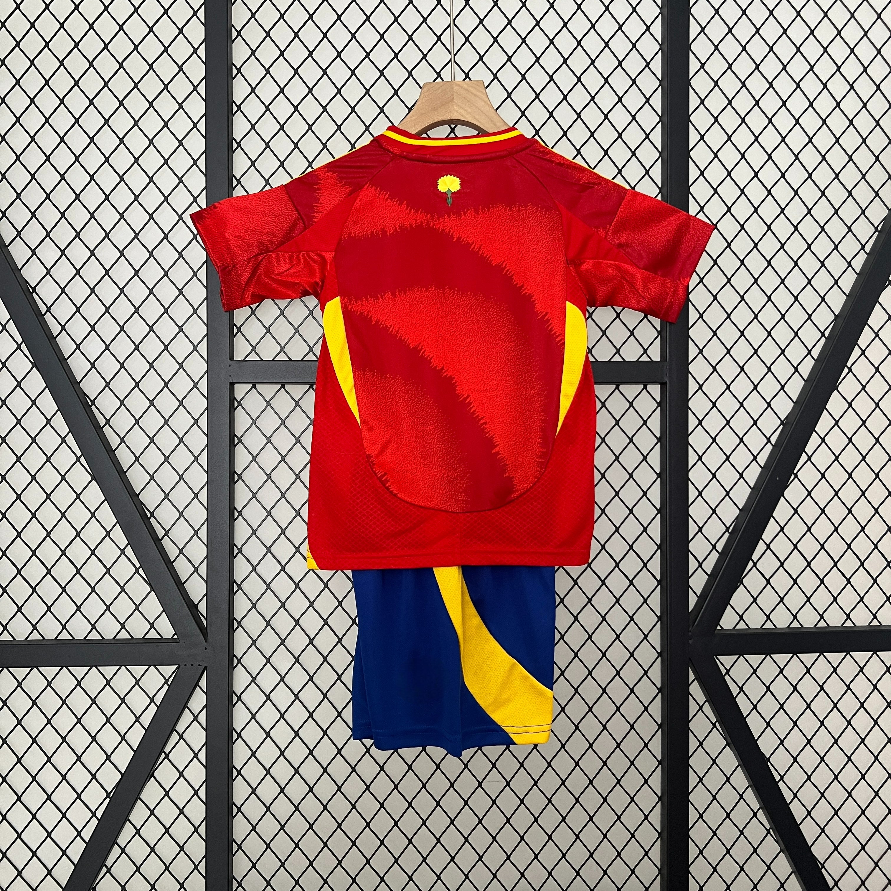 Spain 24-25 Home Eurocup 2024 Children’s Kit Personalizado