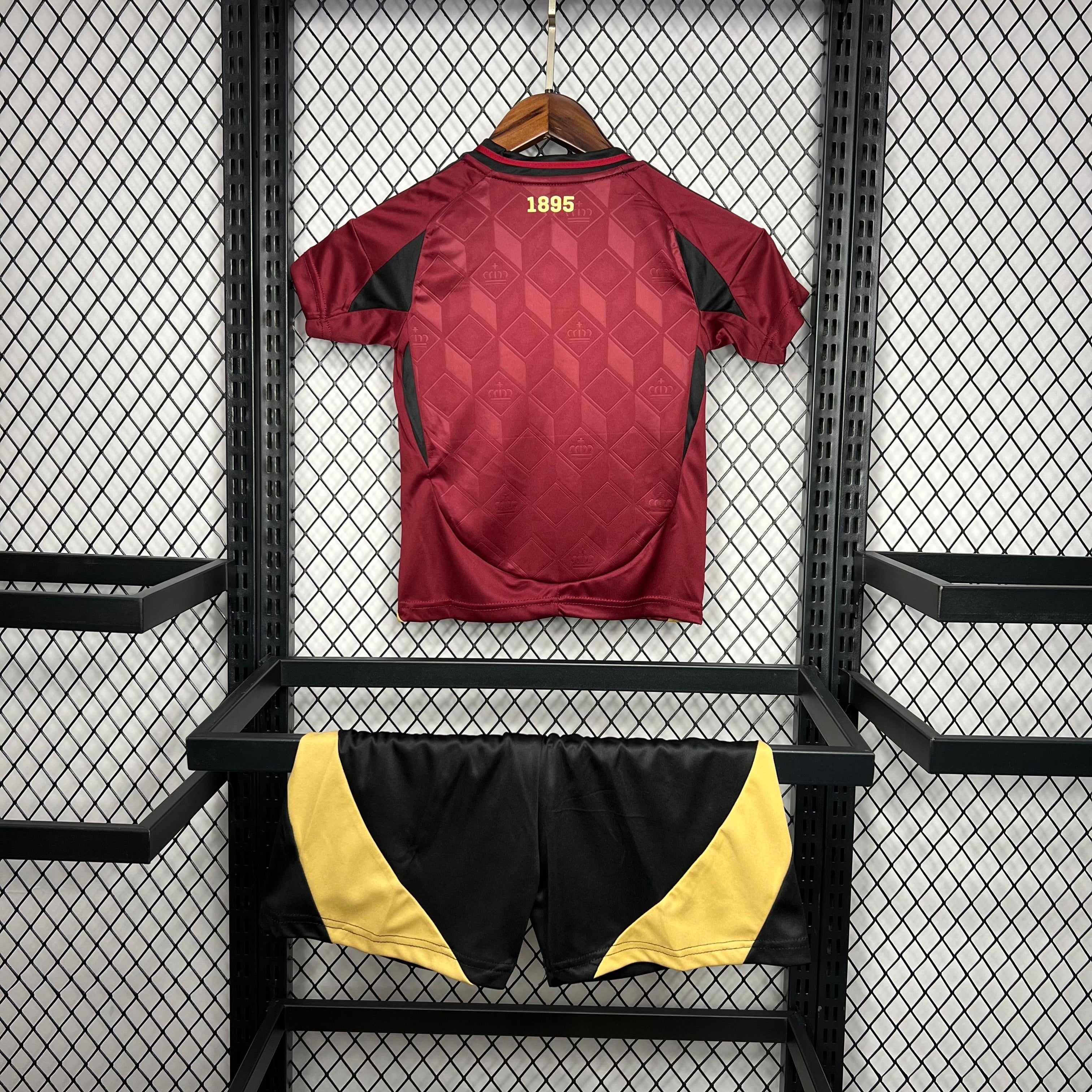 Belgium 24-25 Home Eurocup 2024 Children’s Kit Personalizado