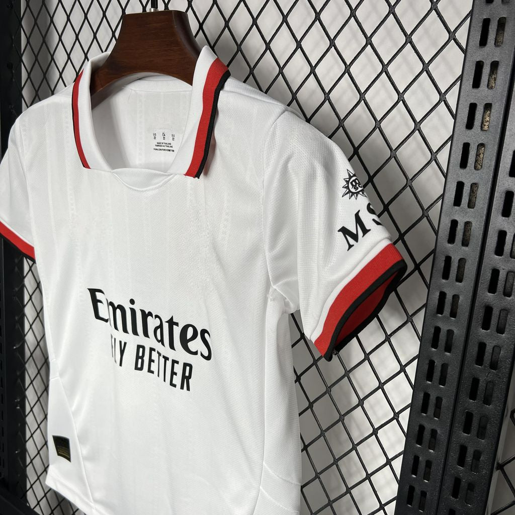 Ac Milan 24-25 Away Children’s Kit Parche Especial