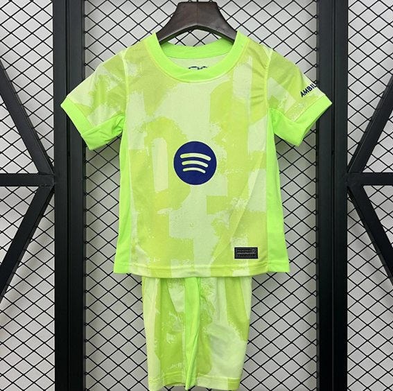 Equipamento Infantil Barcelona 24-25, Terceiro Equipamento Version Stadium,