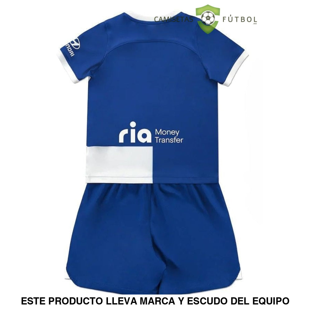 Kit Infantil Atlético De Madrid 23-24 Visitante Personalizado