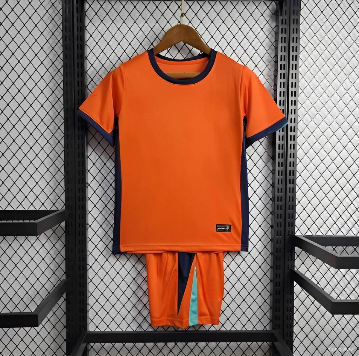 Netherlands 24-25 Home Eurocup 2024 Children’s Kit Personalizado