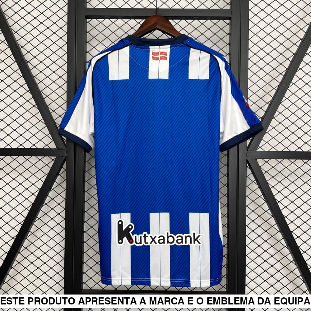 Camisola Real Sociedad 25-26 Principal Camiseta Fan