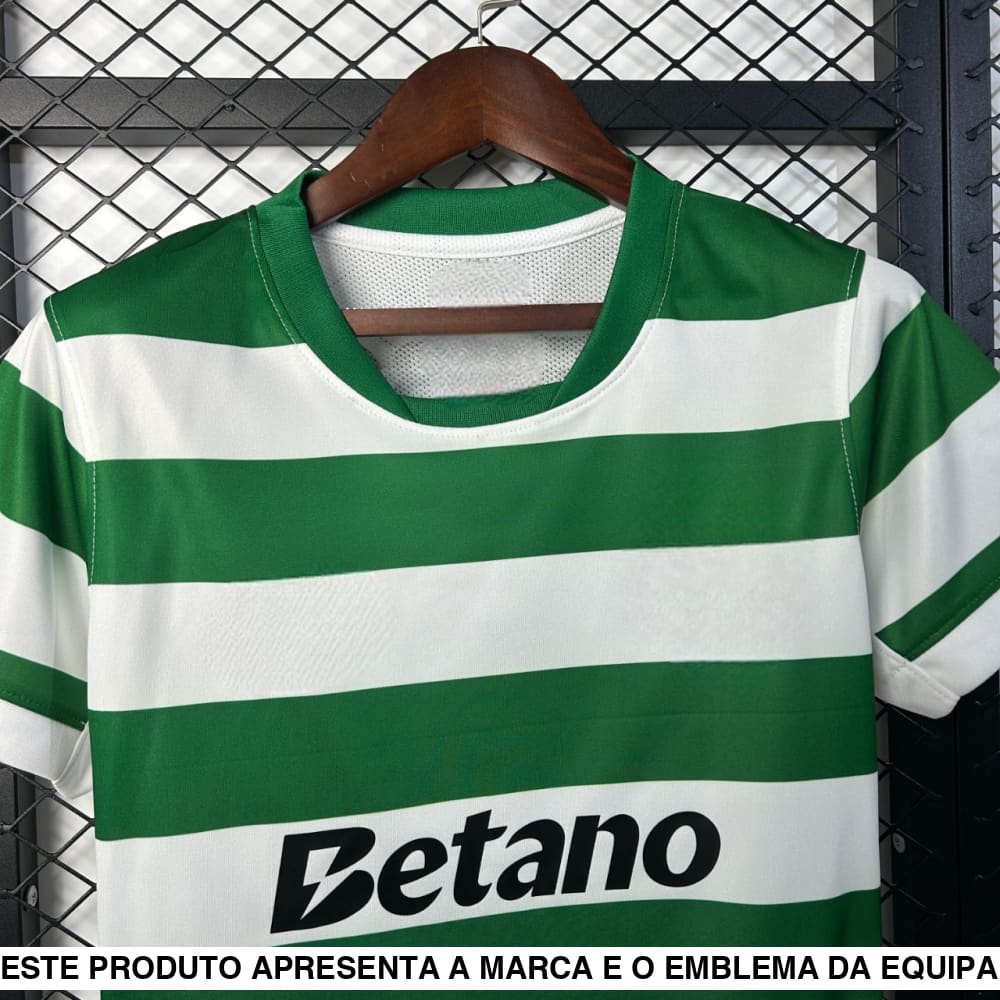 Camisola Sporting Portugal 25-26 Principal Feminina Camiseta Femenina