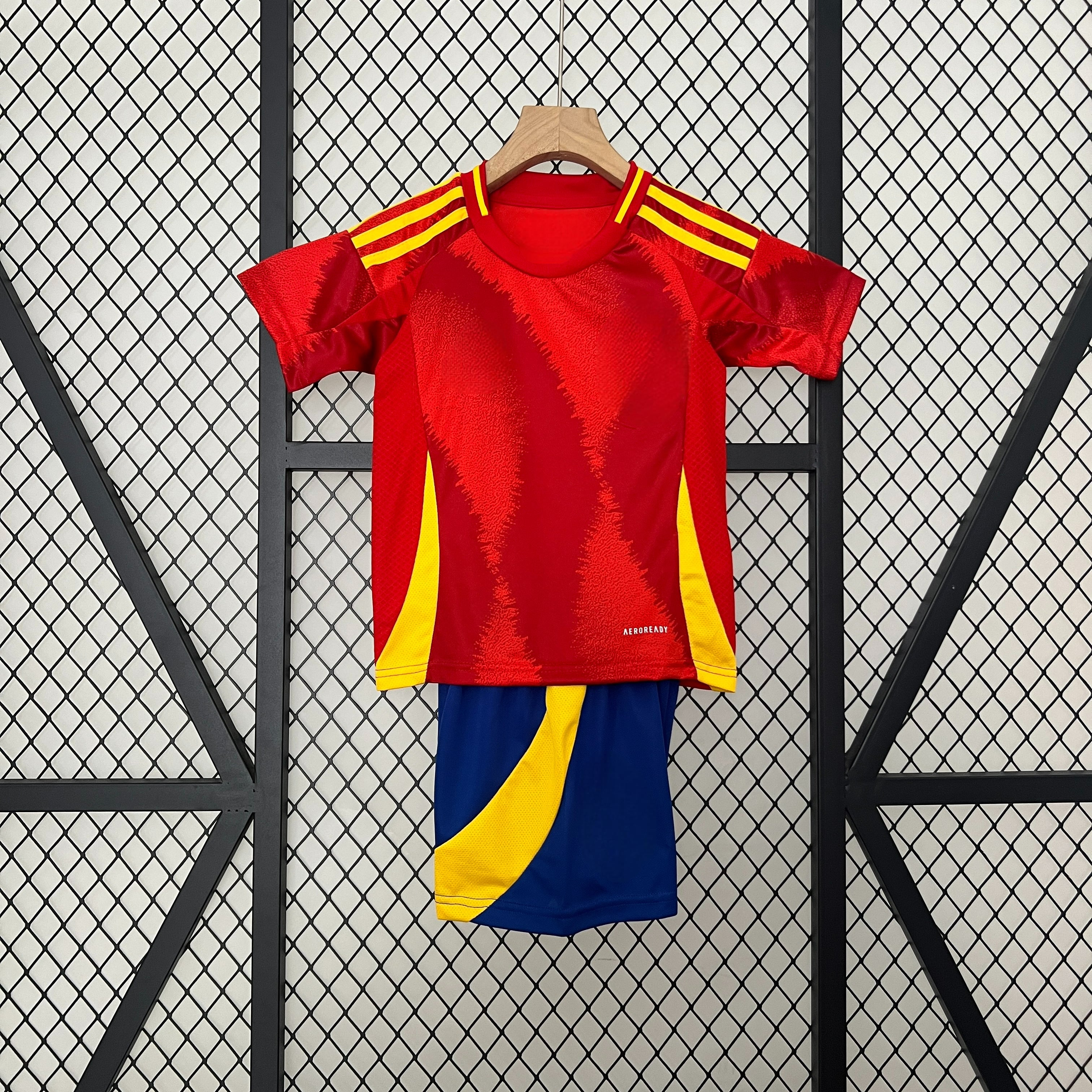 Spain 24-25 Home Eurocup 2024 Children’s Kit Personalizado