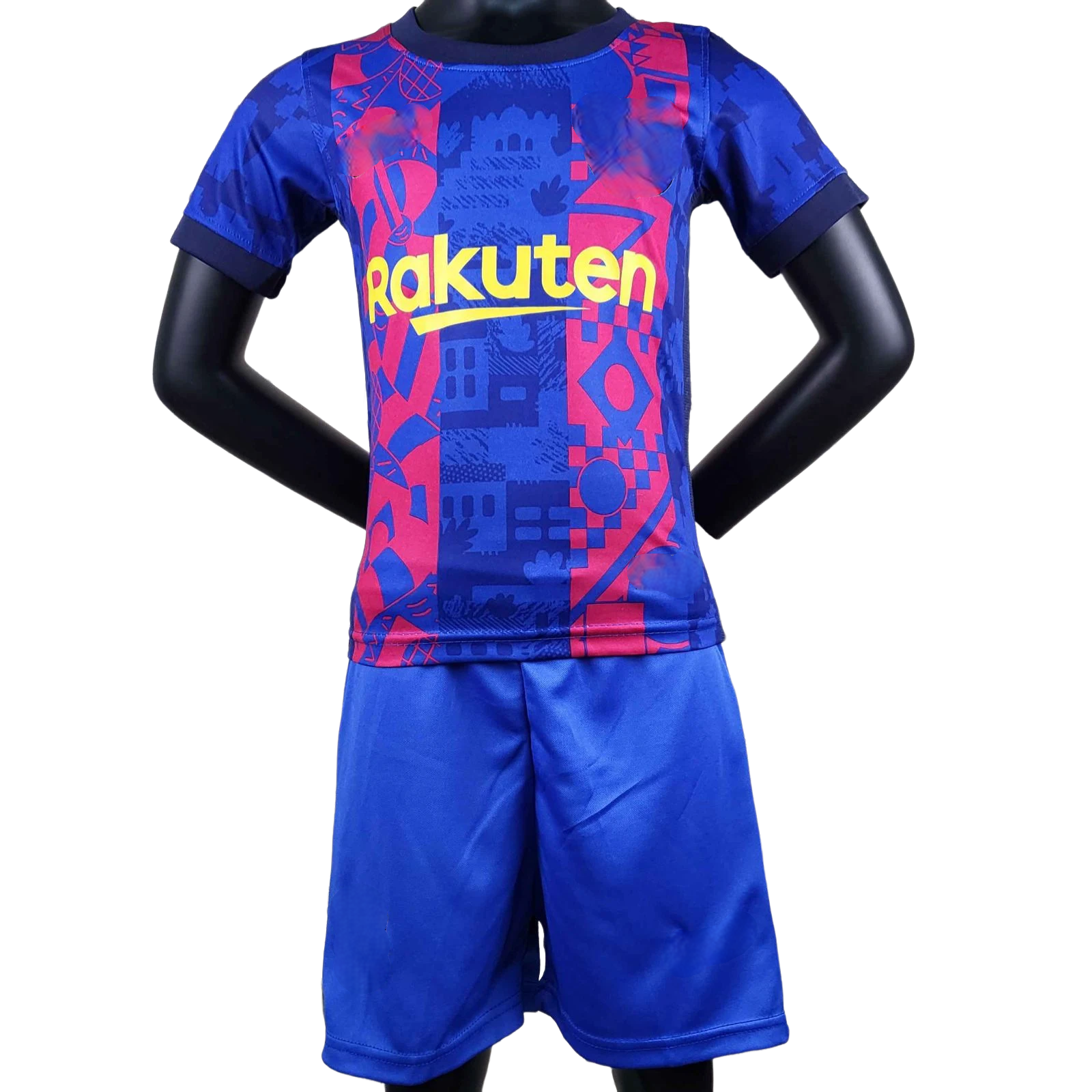 Equipamento Infantil Barcelona 21–22 Terceiro Equipamento, Special Champions League Edition, (Includes personalisation Memphis 9) (ENTREGA EM 24-72 HORAS)