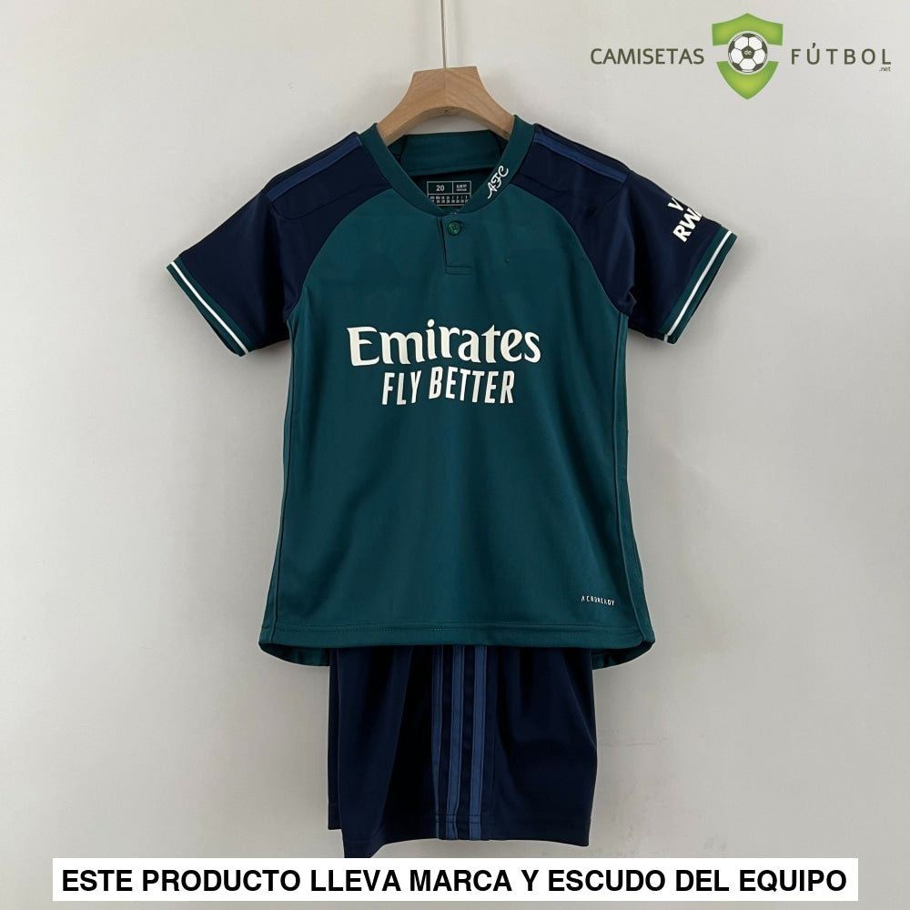 Equipación Arsenal 23-24 3ª Equipacion Niño Personalizado