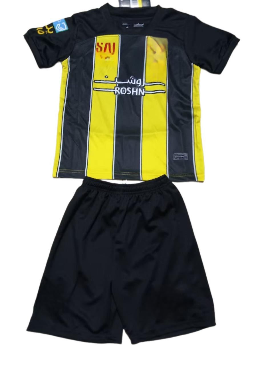Al - Ittihad 23 - 24 Home Children’s Kit Personalizado