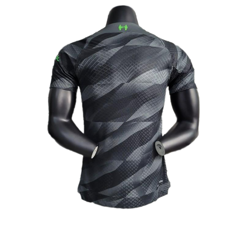 Liverpool 23 - 24 Goalkeeper Black (Player Version) Shirt Camiseta De Futbol