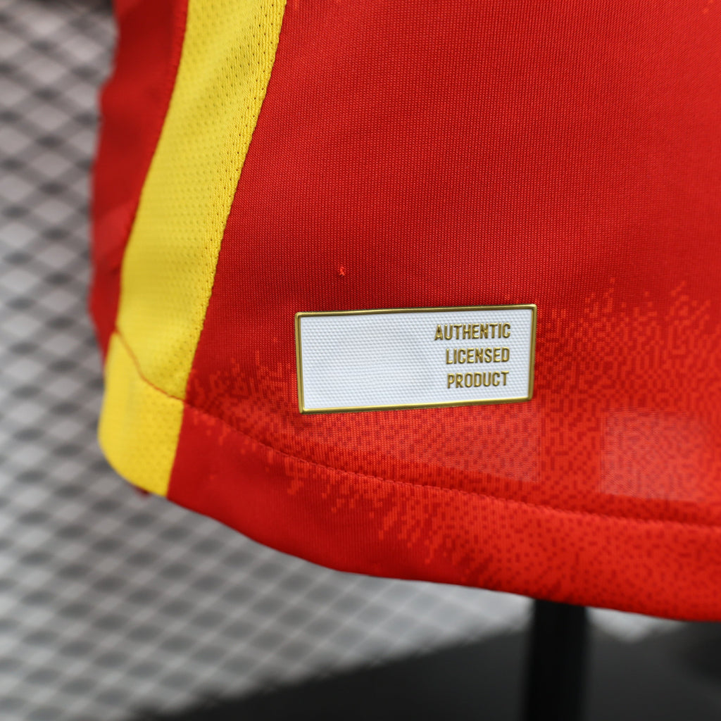 Spain 24-25 Home (Player Version) Eurocup 2024 Shirt Camiseta De Futbol