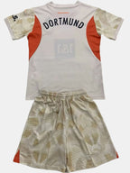 Borussia Dortmund 24-25 Goalkeeper Beige Children’s Kit Personalizado