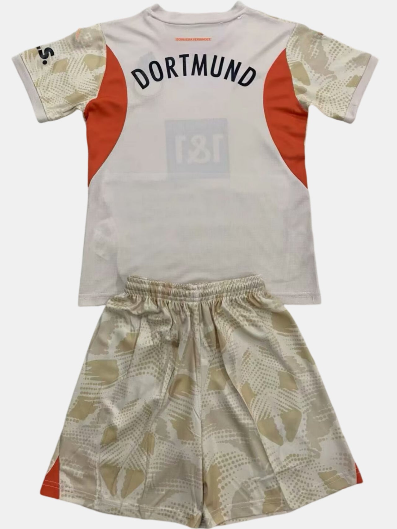 Borussia Dortmund 24-25 Goalkeeper Beige Children’s Kit Personalizado
