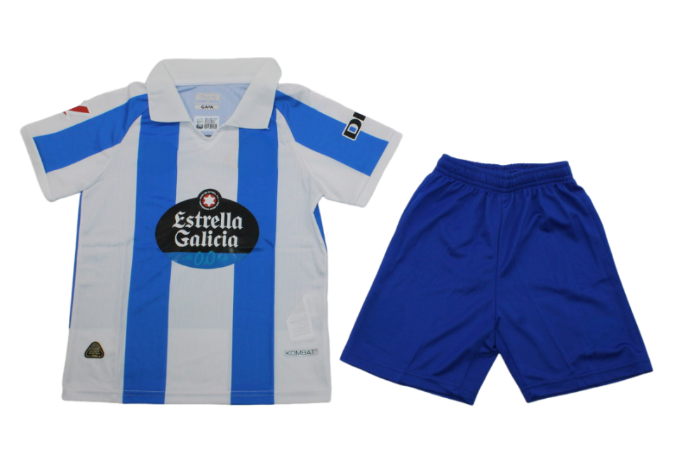 Deportivo La Coruña 24-25 Home Children’s Kit Personalizado