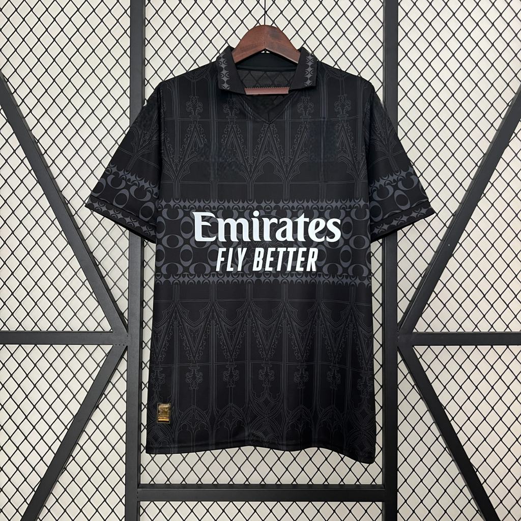 Camisola AC Milan 23-24, Edição Especial Pleasures Preto