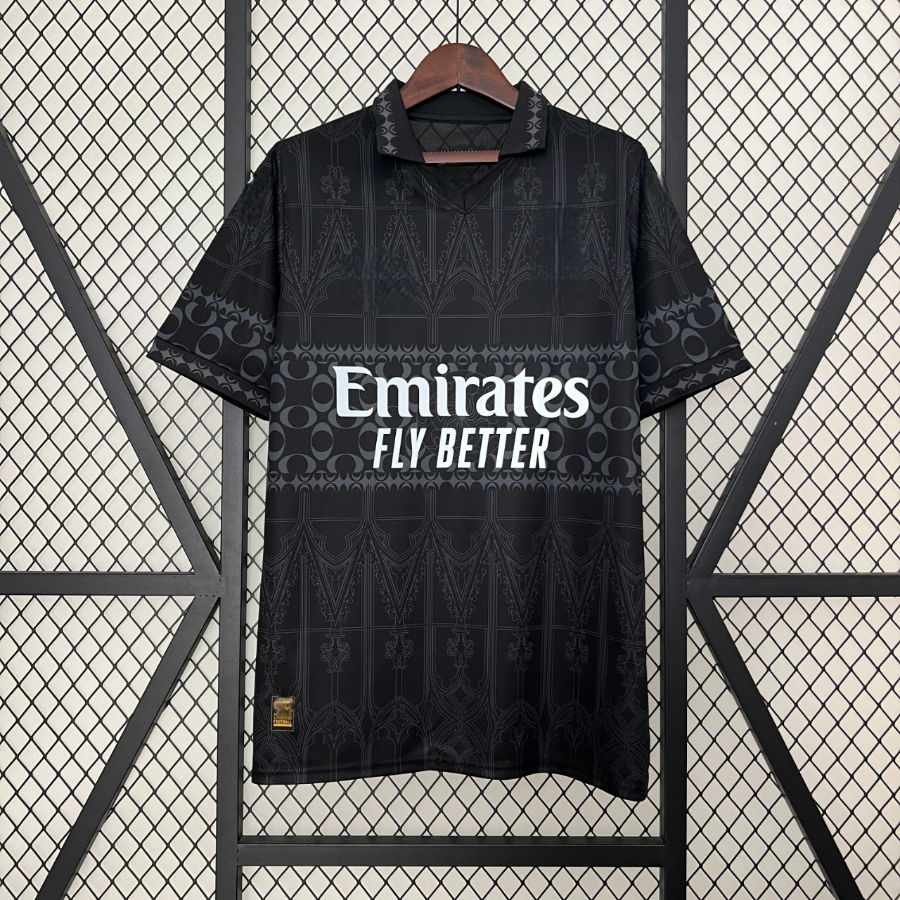 Camisola AC Milan 23-24, Edição Especial Pleasures Preto