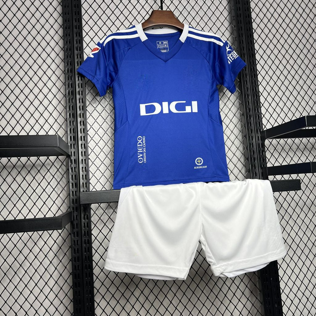 Real Oviedo 24-25 Home Children’s Kit Personalizado