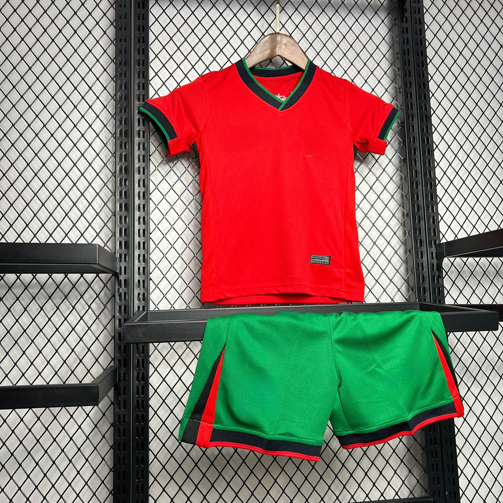 Portugal 24-25 Home Eurocup 2024 Children’s Kit Personalizado