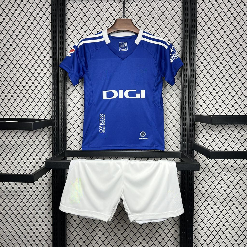 Real Oviedo 24-25 Home Children’s Kit Personalizado