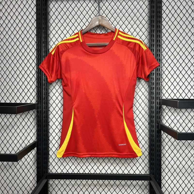 Spain 24-25 Home Women Eurocup 2024 Shirt Camiseta De Futbol