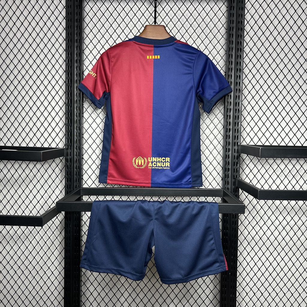 Barcelona 24-25 Home Version Stadium Children’s Kit Parche Especial