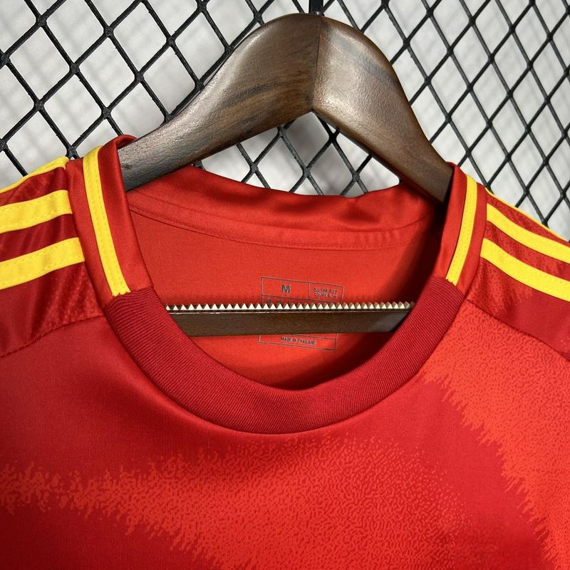 Spain 24-25 Home Women Eurocup 2024 Shirt Camiseta De Futbol