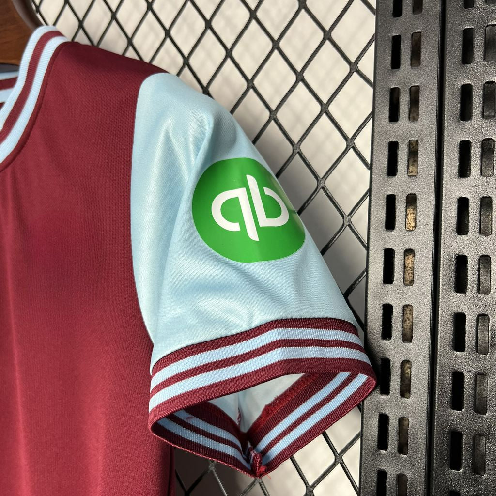 West Ham 24-25 Home Children’s Kit Personalizado