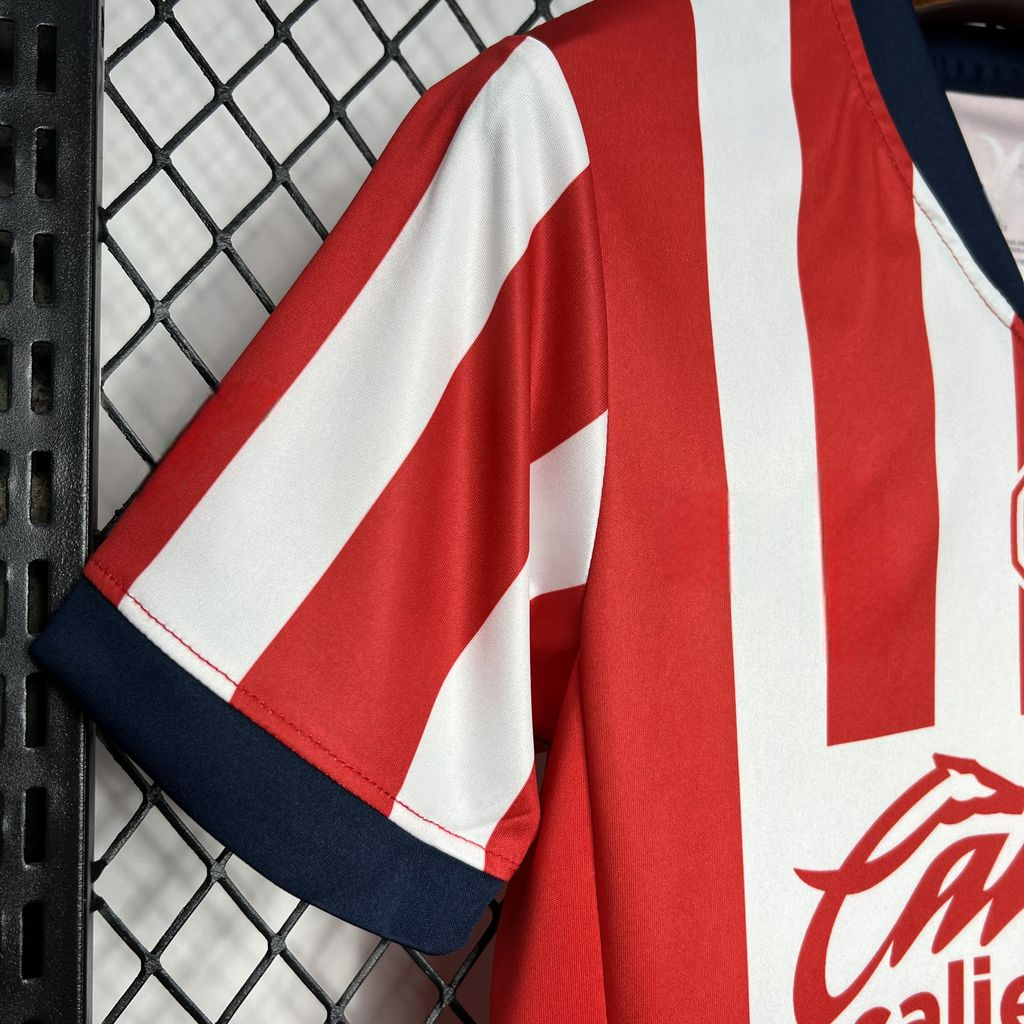 Chivas Guadalajara 24-25 Home Children’s Kit Personalizado