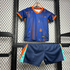 Netherlands 24-25 Away Eurocup 2024 Children’s Kit Personalizado
