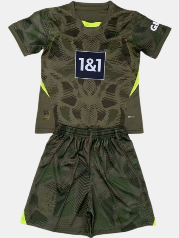 Borussia Dortmund 24-25 Goalkeeper Green Children’s Kit Personalizado