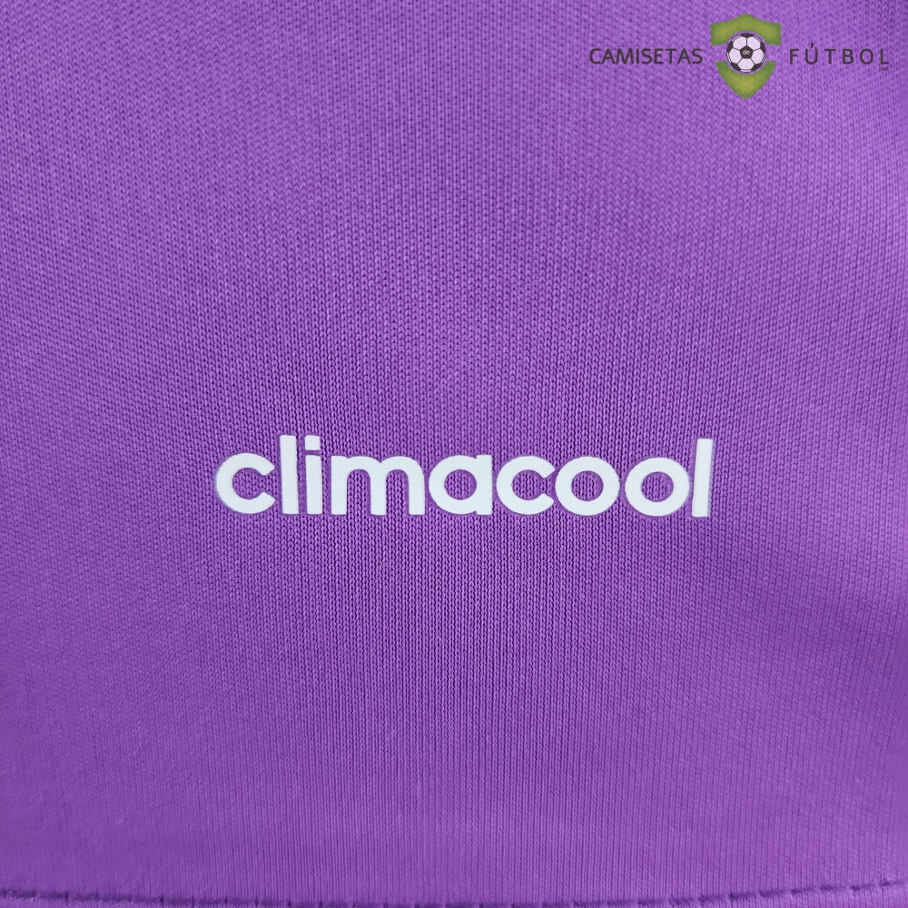 Camiseta Real Madrid 17-18 Visitante (Versión Retro) Sin Personalización