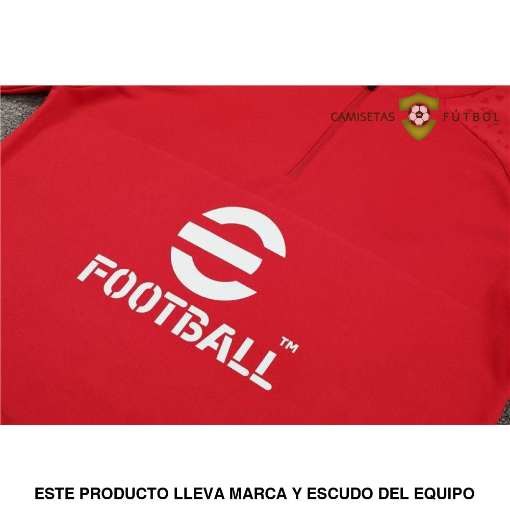 Chandal Ac Milan 23-24 Media Cremallera Modelo 5 Ropa Deportiva