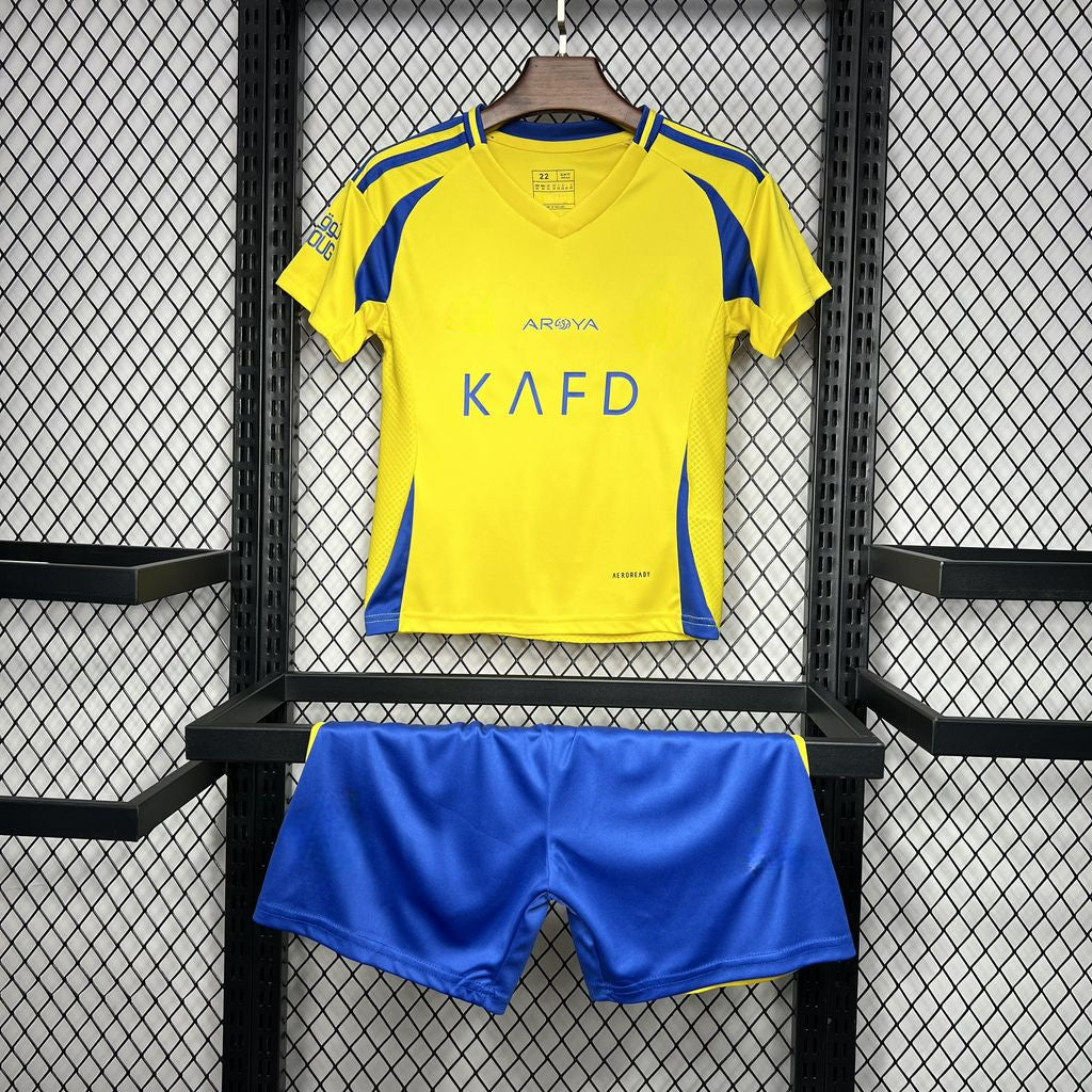 Al-Nassr 24-25 Home Children’s Kit Personalizado